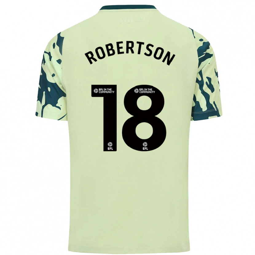 Danxen Heren Alex Robertson #18 Donkergroen Uitshirt Uittenue 2025/26 T-Shirt
