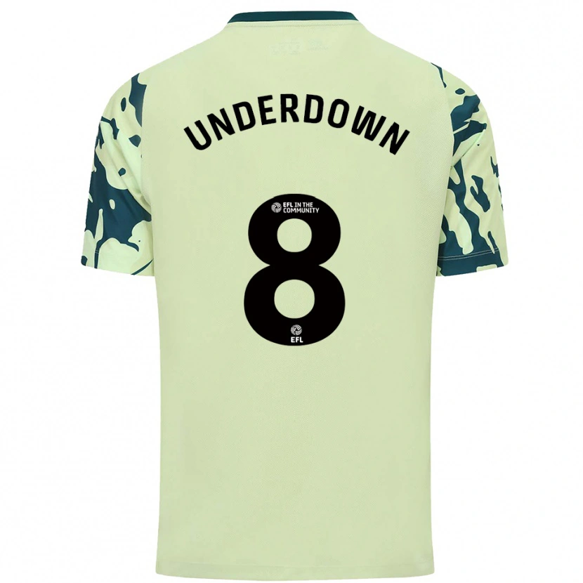 Danxen Heren Kanisha Underdown #8 Donkergroen Uitshirt Uittenue 2025/26 T-Shirt