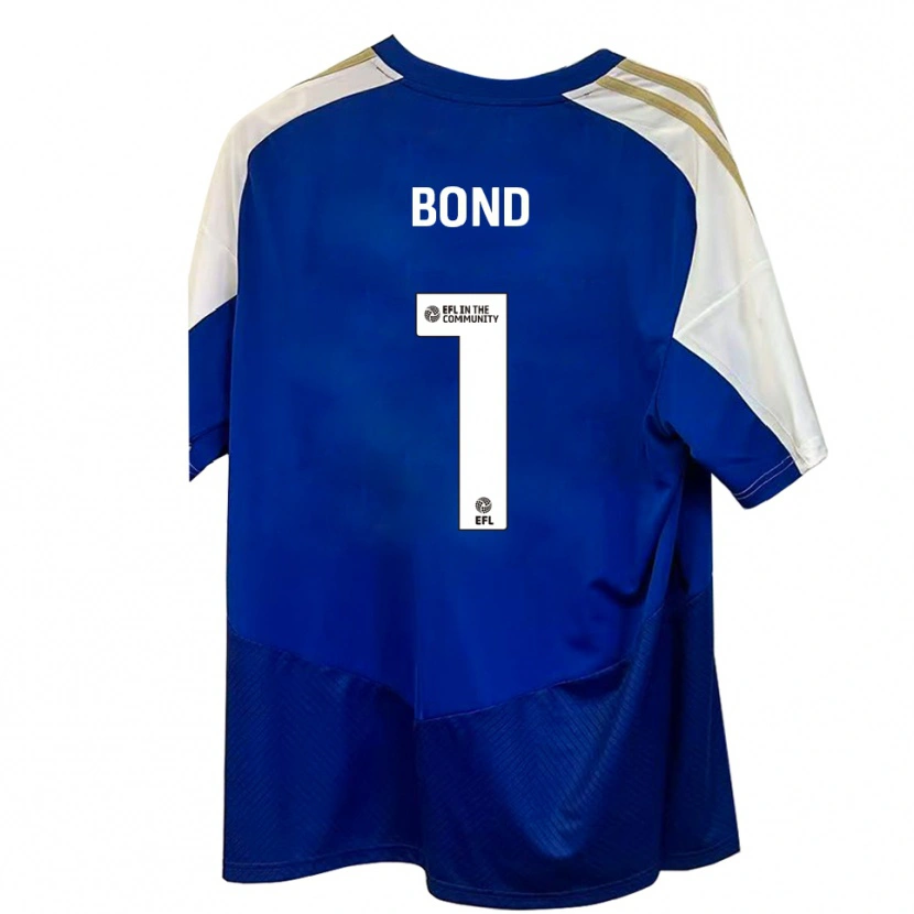 Danxen Heren Abbi Bond #1 Blauw Wit Goud Uitshirt Uittenue 2025/26 T-Shirt