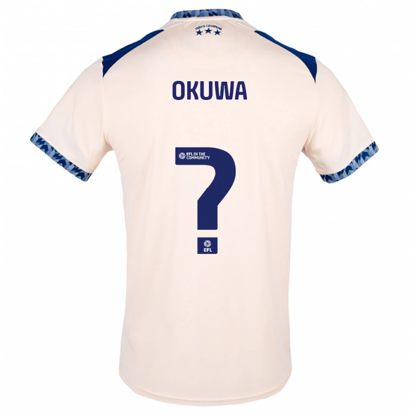 Danxen Heren Temi Okuwa #0 Gebroken Wit Marine Uitshirt Uittenue 2025/26 T-Shirt