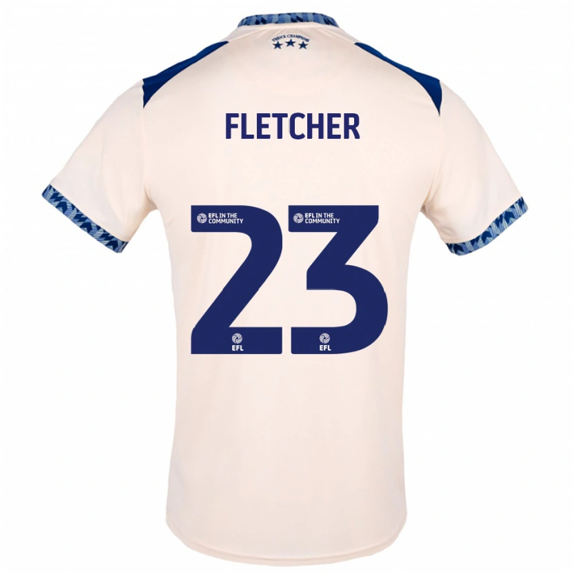 Danxen Heren Serena Fletcher #23 Gebroken Wit Marine Uitshirt Uittenue 2025/26 T-Shirt