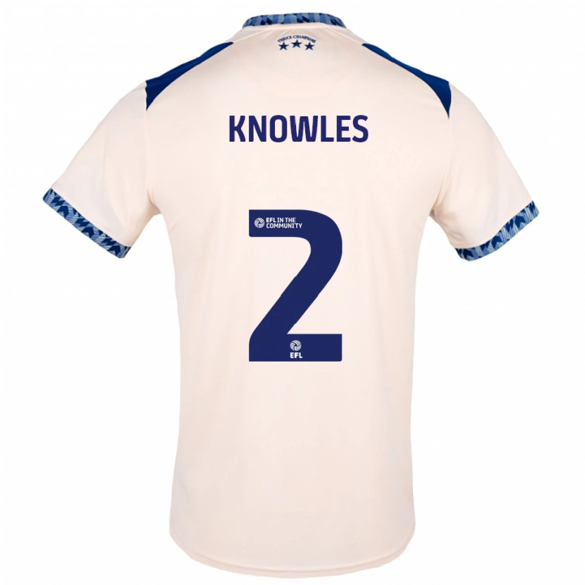 Danxen Heren Charlie Knowles #2 Gebroken Wit Marine Uitshirt Uittenue 2025/26 T-Shirt