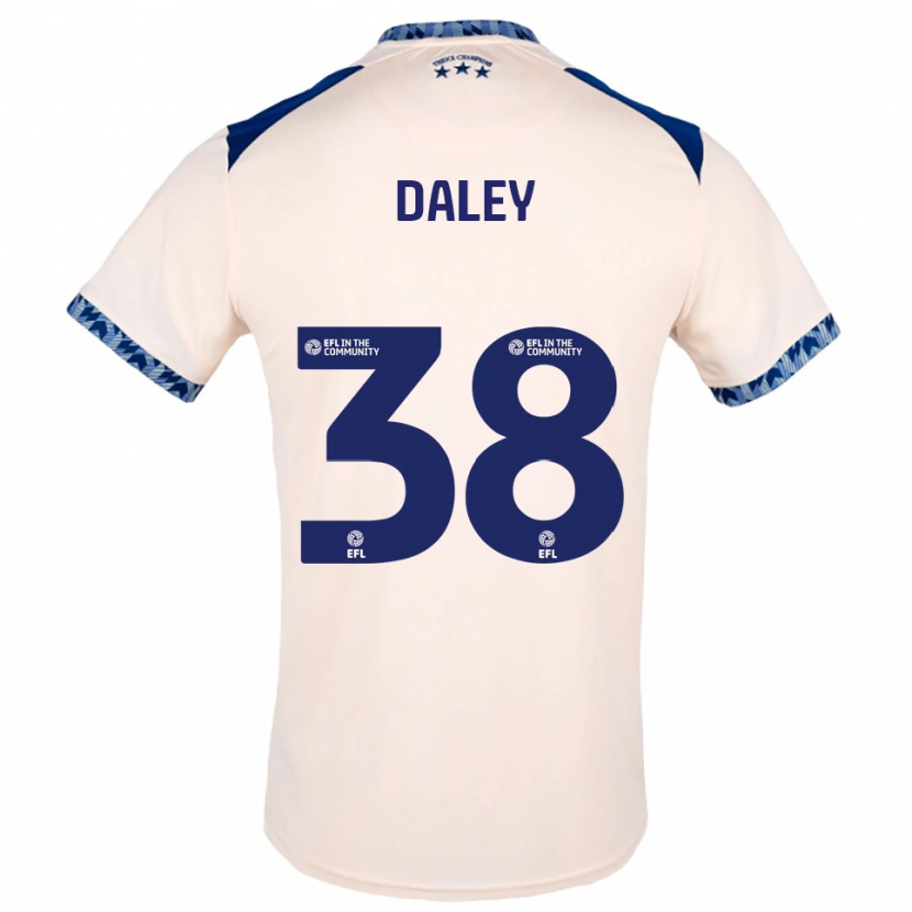 Danxen Heren Luke Daley #38 Gebroken Wit Marine Uitshirt Uittenue 2025/26 T-Shirt