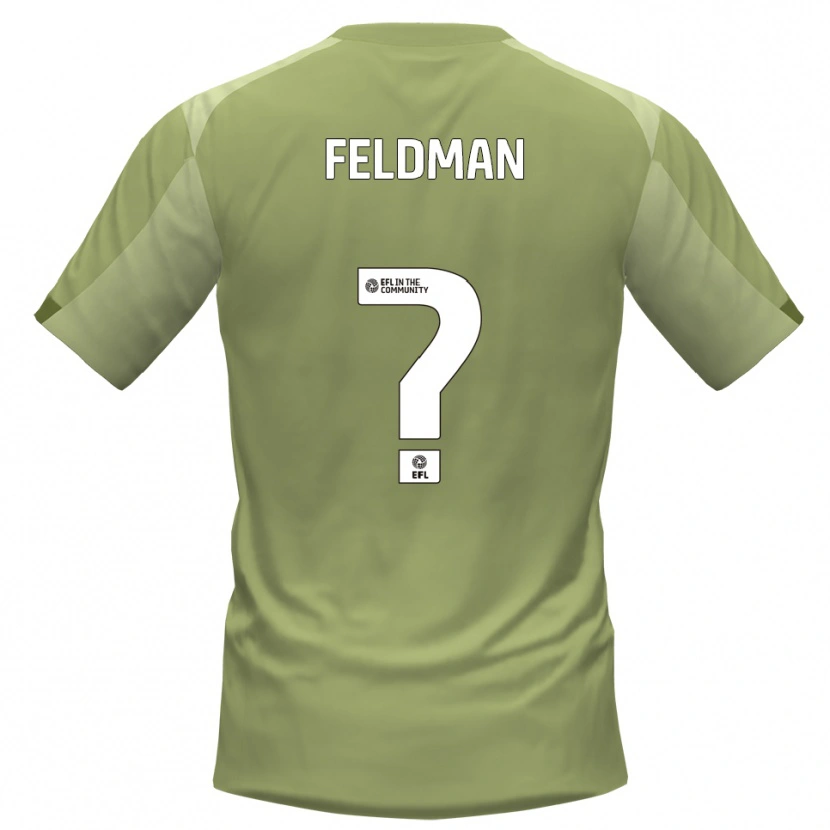 Danxen Heren Jordan Feldman #0 Salie Champagne Uitshirt Uittenue 2025/26 T-Shirt