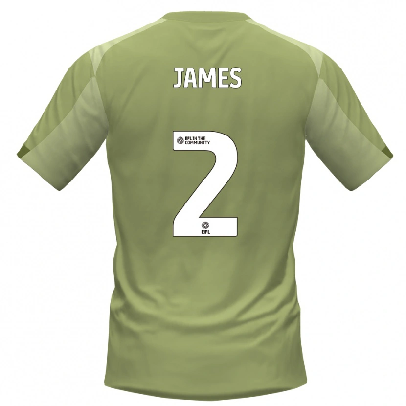 Danxen Heren Tom James #2 Salie Champagne Uitshirt Uittenue 2025/26 T-Shirt