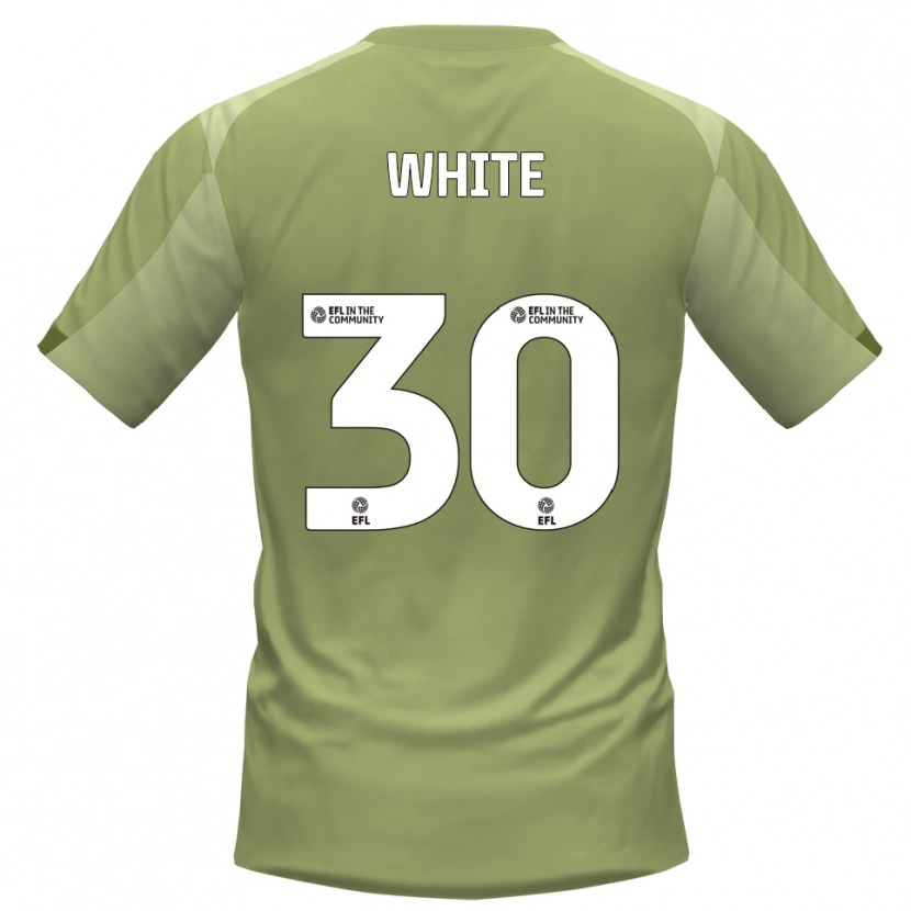 Danxen Heren Joe White #30 Salie Champagne Uitshirt Uittenue 2025/26 T-Shirt
