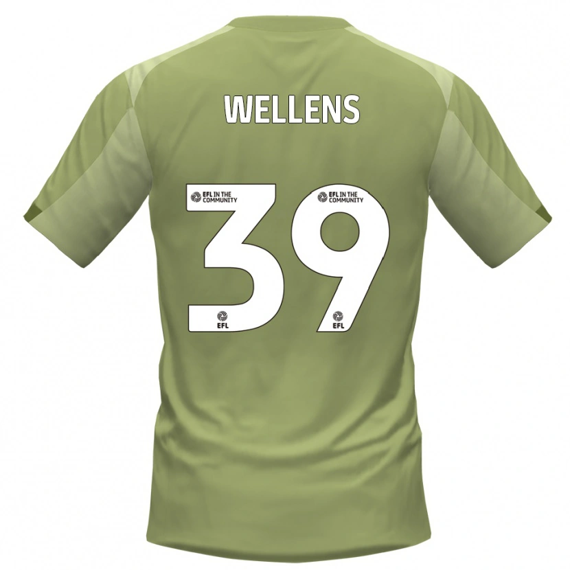Danxen Heren Alfie Wellens #39 Salie Champagne Uitshirt Uittenue 2025/26 T-Shirt