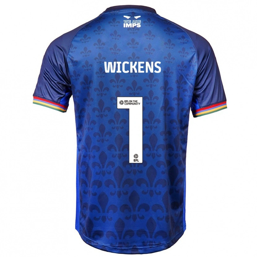 Danxen Heren George Wickens #1 Blauw Marine Uitshirt Uittenue 2025/26 T-Shirt