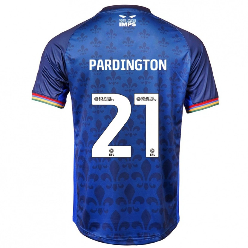 Danxen Heren Jamie Pardington #21 Blauw Marine Uitshirt Uittenue 2025/26 T-Shirt