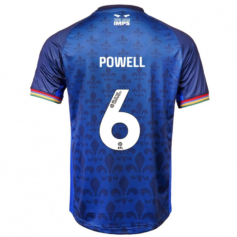 Danxen Heren Darryl Powell #6 Blauw Marine Uitshirt Uittenue 2025/26 T-Shirt