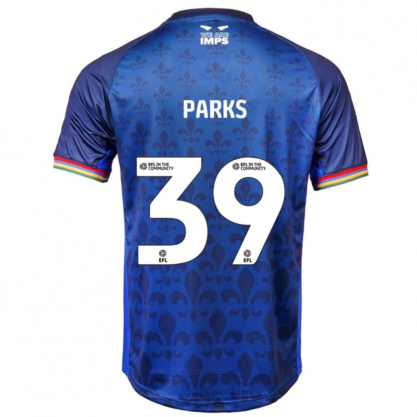 Danxen Heren Charlie Parks #39 Blauw Marine Uitshirt Uittenue 2025/26 T-Shirt