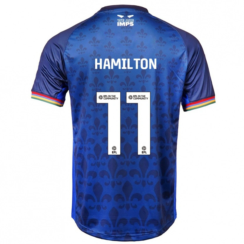 Danxen Heren Ethan Hamilton #11 Blauw Marine Uitshirt Uittenue 2025/26 T-Shirt