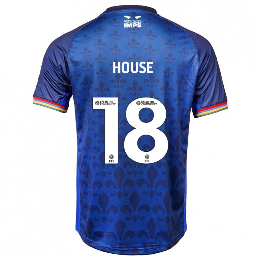 Danxen Heren Ben House #18 Blauw Marine Uitshirt Uittenue 2025/26 T-Shirt