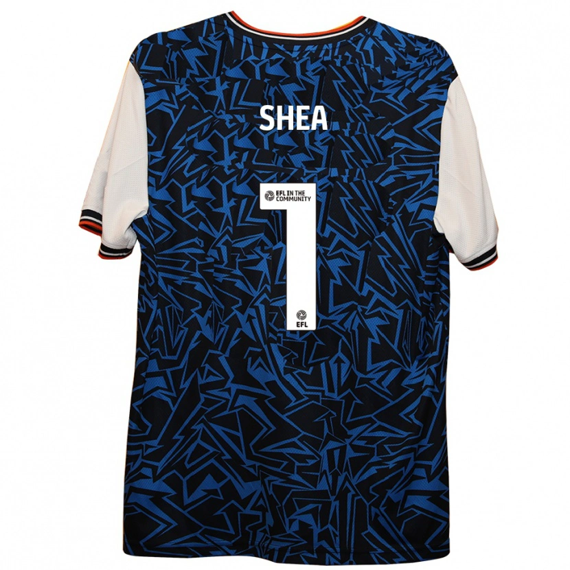Danxen Heren James Shea #1 Blauw Zwart Wit Uitshirt Uittenue 2025/26 T-Shirt