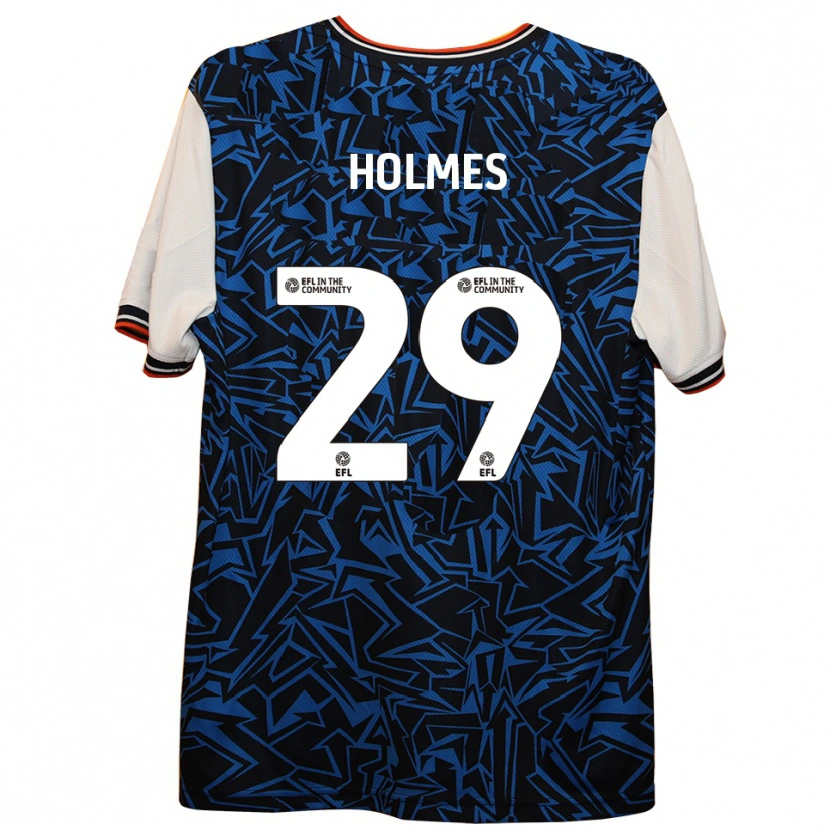 Danxen Heren Tom Holmes #29 Blauw Zwart Wit Uitshirt Uittenue 2025/26 T-Shirt