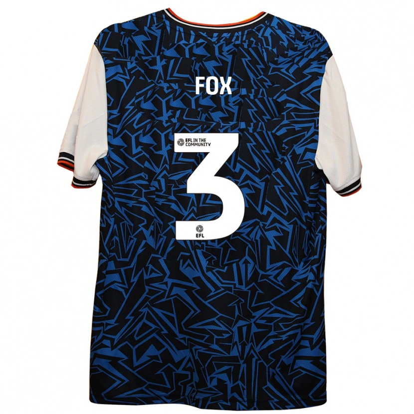 Danxen Heren Harry Fox #3 Blauw Zwart Wit Uitshirt Uittenue 2025/26 T-Shirt