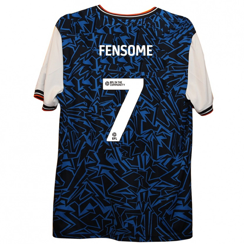 Danxen Heren Tash Fensome #7 Blauw Zwart Wit Uitshirt Uittenue 2025/26 T-Shirt