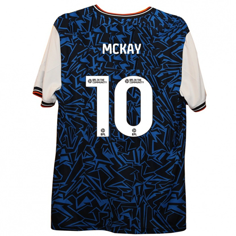 Danxen Heren Jessica Mckay #10 Blauw Zwart Wit Uitshirt Uittenue 2025/26 T-Shirt