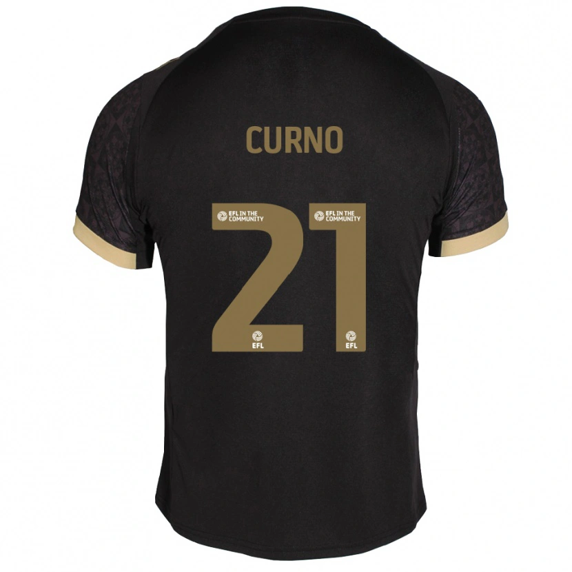 Danxen Heren Maddi Curno #21 Zwart Goud Uitshirt Uittenue 2025/26 T-Shirt