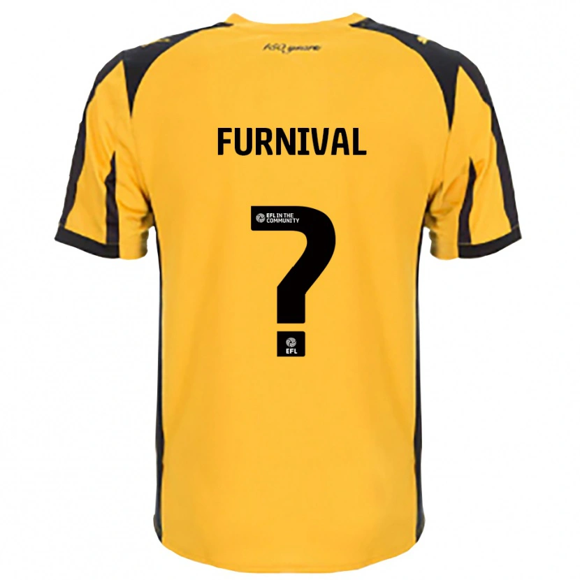 Danxen Heren Madison Furnival #0 Oranje Zwart Uitshirt Uittenue 2025/26 T-Shirt