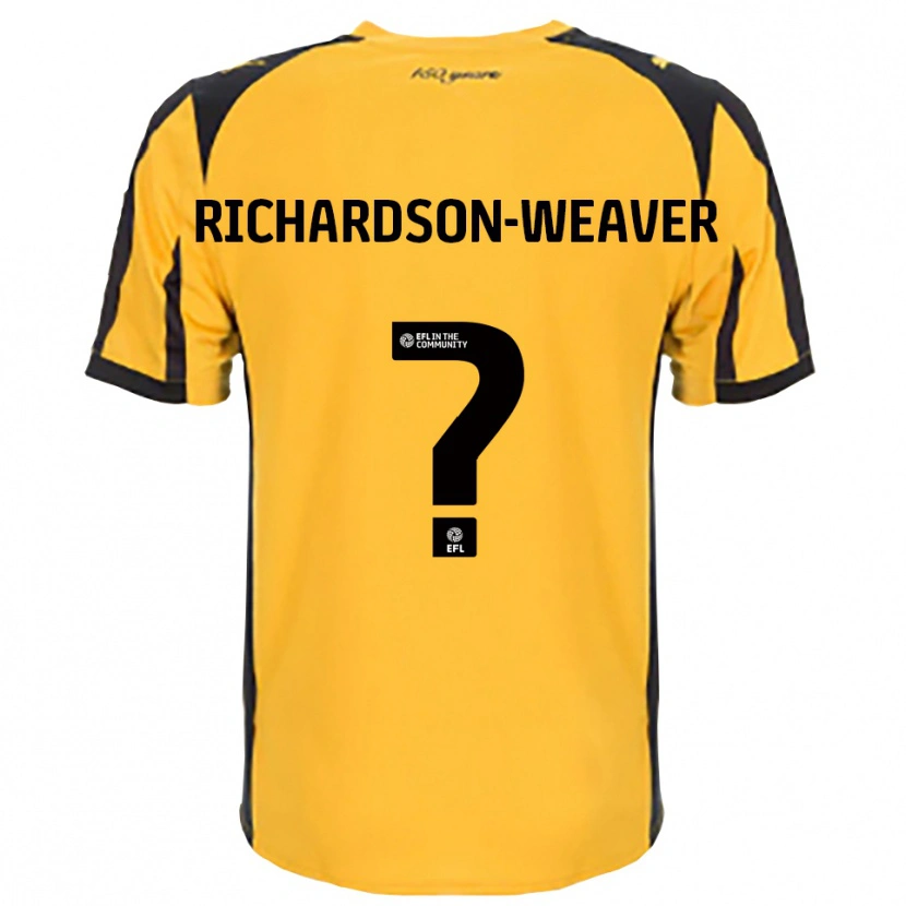 Danxen Heren Ella Richardson-Weaver #0 Oranje Zwart Uitshirt Uittenue 2025/26 T-Shirt
