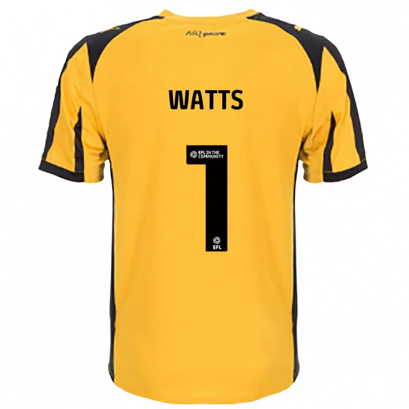 Danxen Heren Connie Watts #1 Oranje Zwart Uitshirt Uittenue 2025/26 T-Shirt