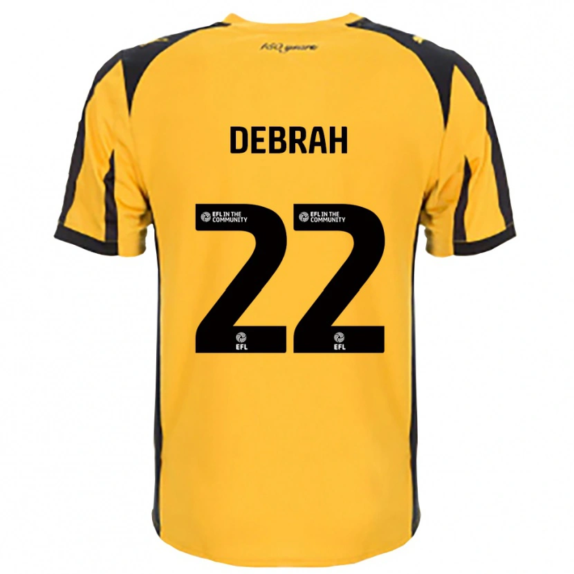 Danxen Heren Jesse Debrah #22 Oranje Zwart Uitshirt Uittenue 2025/26 T-Shirt