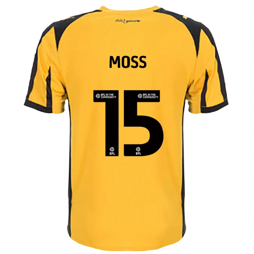 Danxen Heren Lucy Moss #15 Oranje Zwart Uitshirt Uittenue 2025/26 T-Shirt