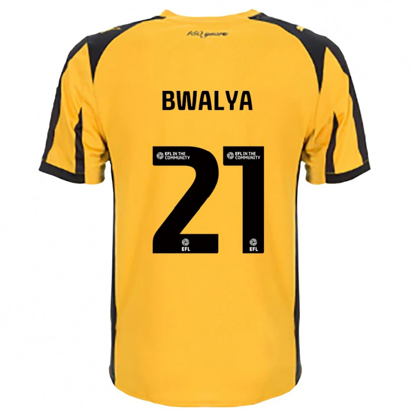 Danxen Heren Sophie Bwalya #21 Oranje Zwart Uitshirt Uittenue 2025/26 T-Shirt