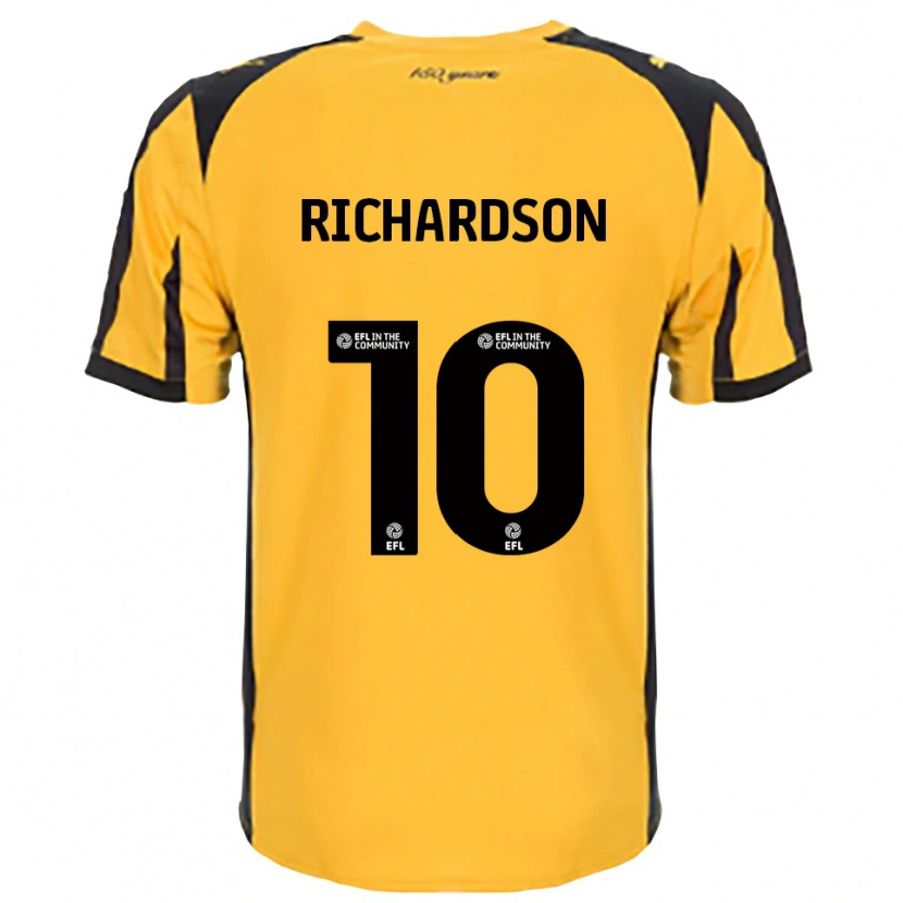 Danxen Heren Kelsey Richardson #10 Oranje Zwart Uitshirt Uittenue 2025/26 T-Shirt
