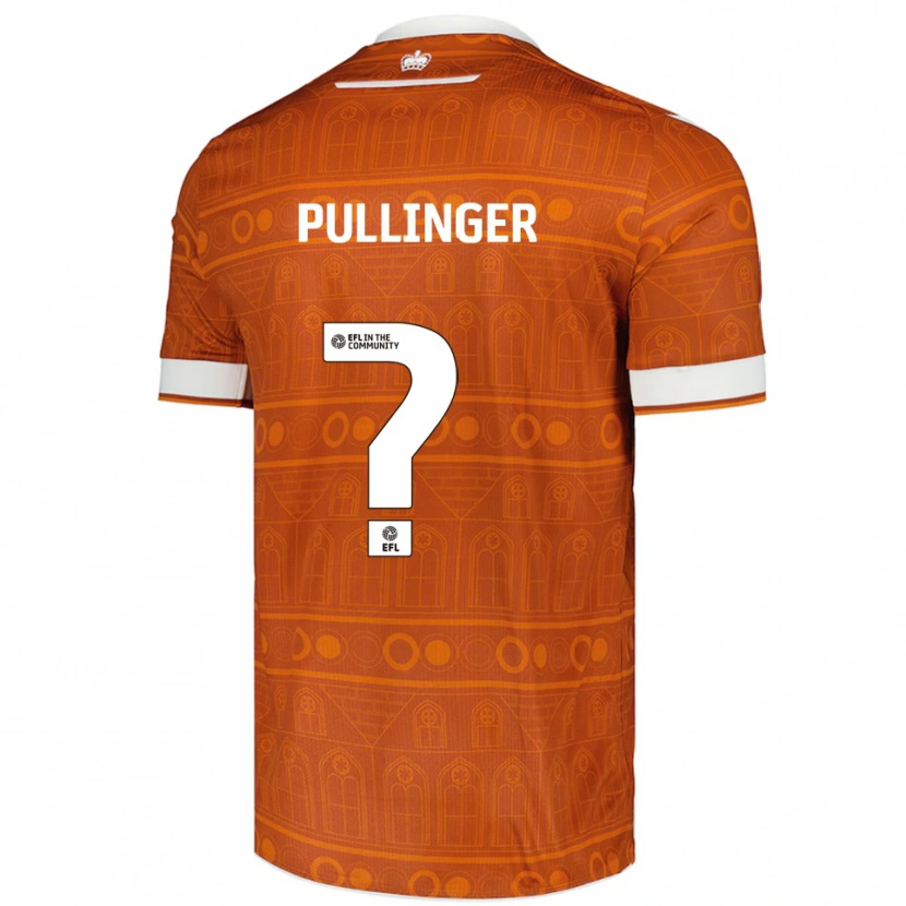 Danxen Heren Matthew Pullinger #0 Oranje Wit Uitshirt Uittenue 2025/26 T-Shirt