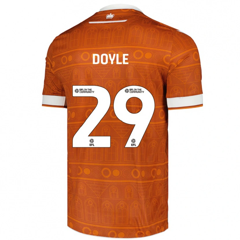 Danxen Heren Kamari Doyle #29 Oranje Wit Uitshirt Uittenue 2025/26 T-Shirt