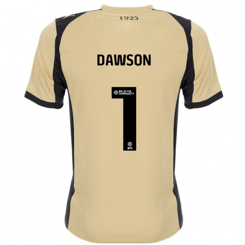 Danxen Heren Cameron Dawson #1 Goud Zwart Uitshirt Uittenue 2025/26 T-Shirt