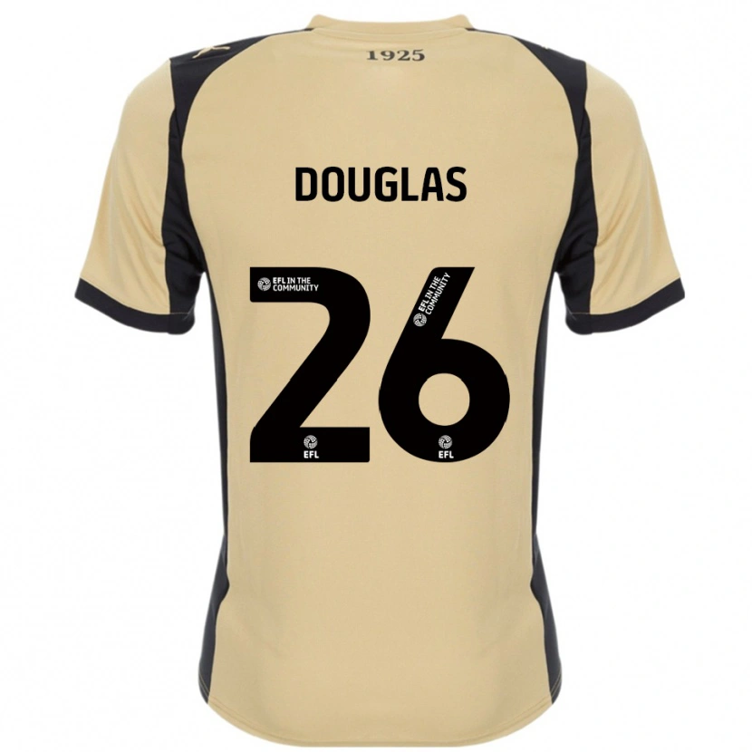 Danxen Heren Hamish Douglas #26 Goud Zwart Uitshirt Uittenue 2025/26 T-Shirt