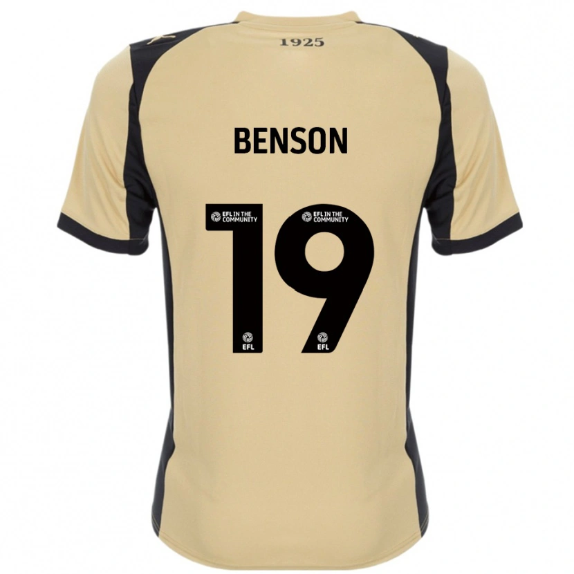 Danxen Heren Josh Benson #19 Goud Zwart Uitshirt Uittenue 2025/26 T-Shirt