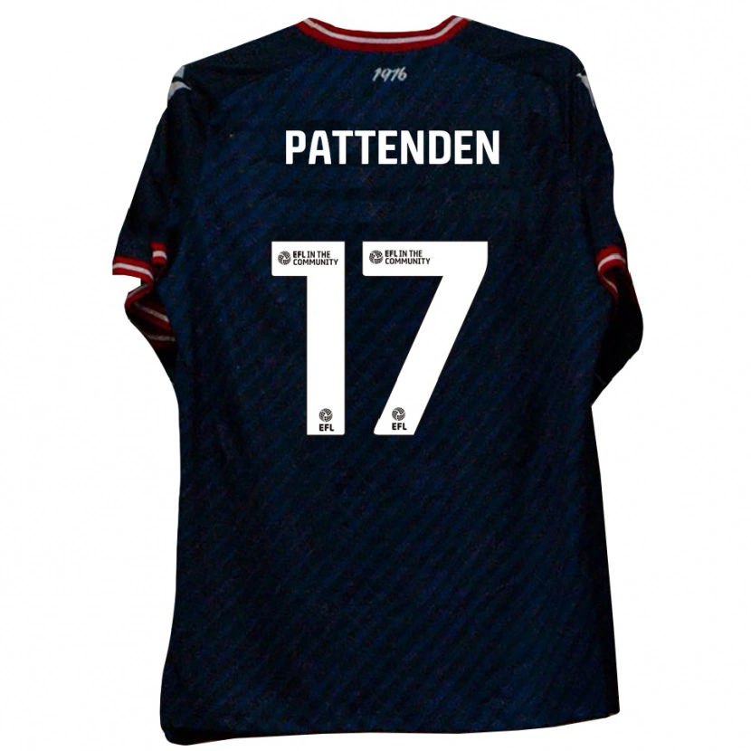 Danxen Heren Jasper Pattenden #17 Marine Rood Uitshirt Uittenue 2025/26 T-Shirt