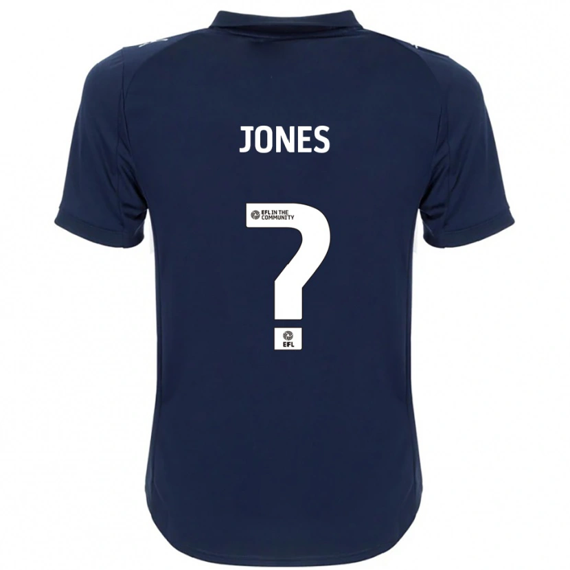 Danxen Heren Callum Jones #0 Marine Wit Uitshirt Uittenue 2025/26 T-Shirt