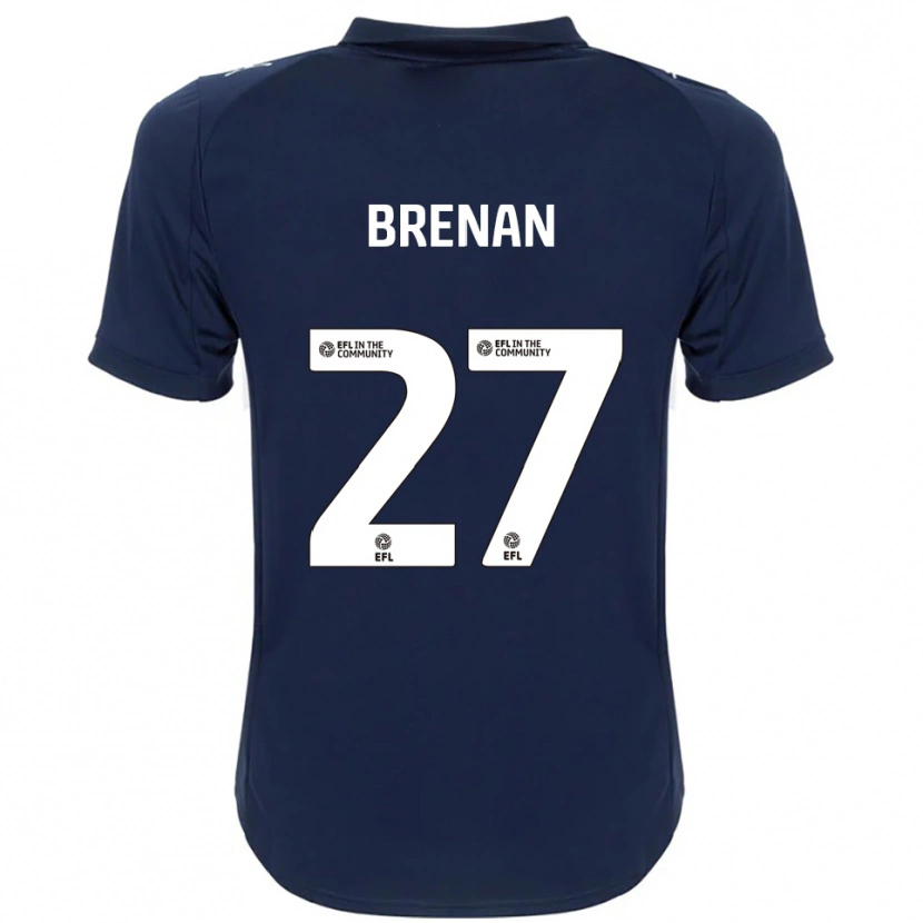 Danxen Heren Tobias Brenan #27 Marine Wit Uitshirt Uittenue 2025/26 T-Shirt