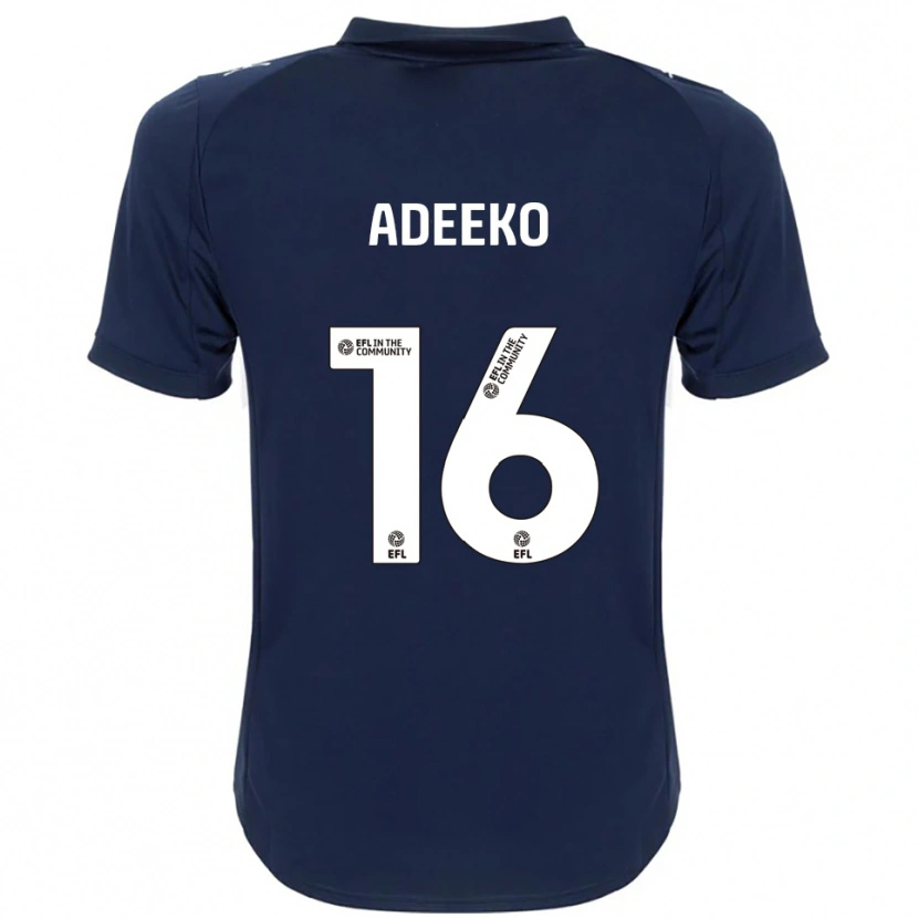 Danxen Heren Baba Adeeko #16 Marine Wit Uitshirt Uittenue 2025/26 T-Shirt