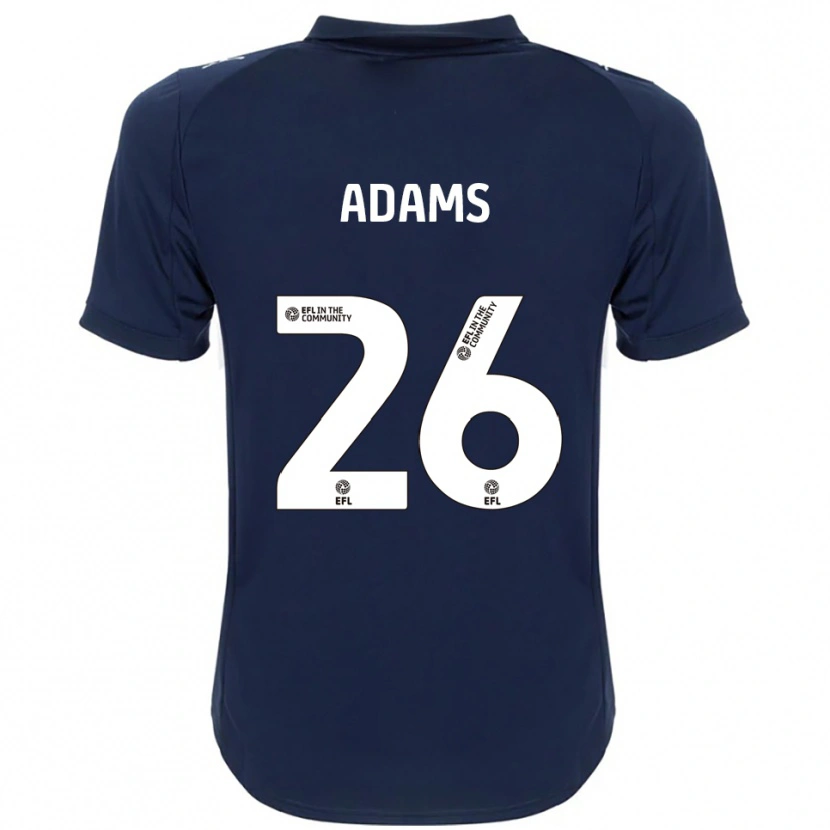 Danxen Heren Joe Adams #26 Marine Wit Uitshirt Uittenue 2025/26 T-Shirt