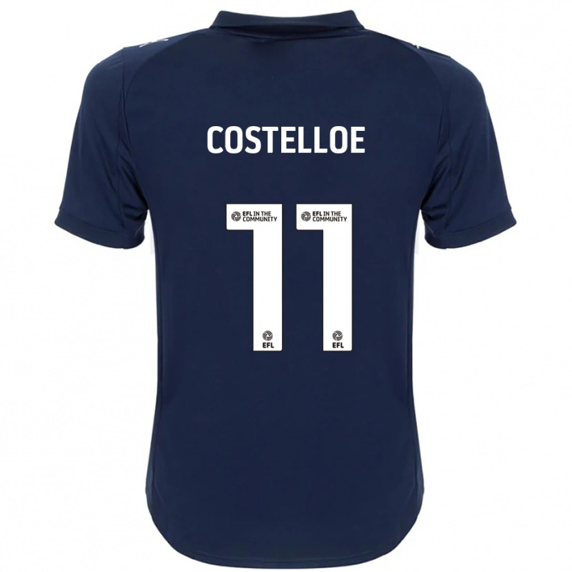 Danxen Heren Dara Costelloe #11 Marine Wit Uitshirt Uittenue 2025/26 T-Shirt