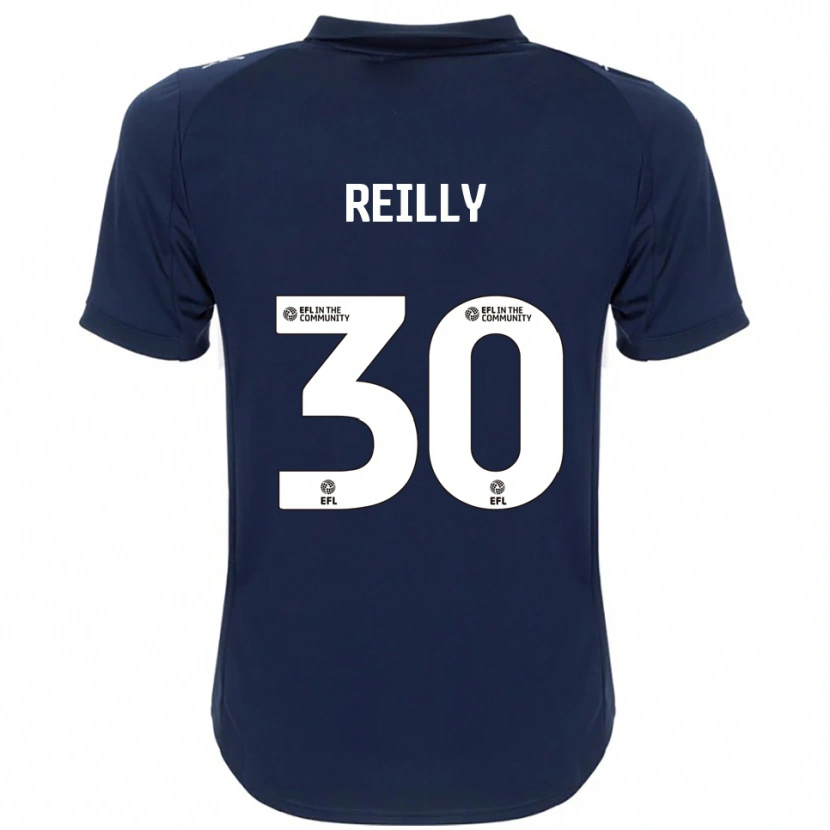 Danxen Heren Jack Reilly #30 Marine Wit Uitshirt Uittenue 2025/26 T-Shirt