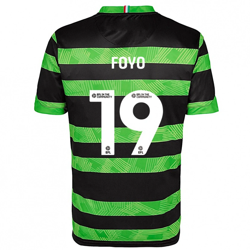 Danxen Heren Osman Foyo #19 Zwart Groen Uitshirt Uittenue 2025/26 T-Shirt