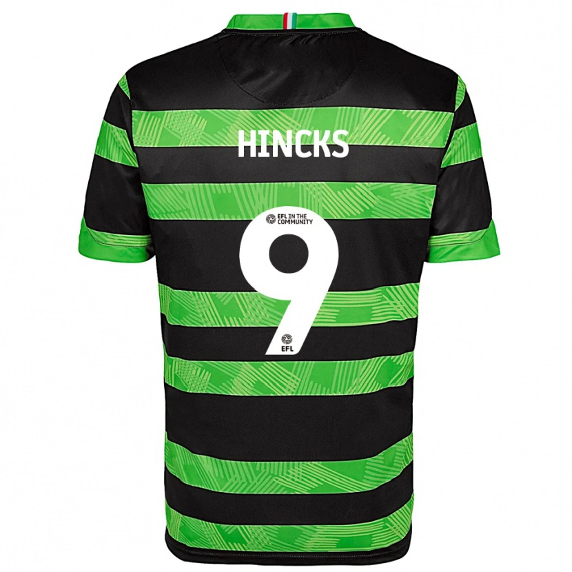 Danxen Heren Ashlee Hincks #9 Zwart Groen Uitshirt Uittenue 2025/26 T-Shirt