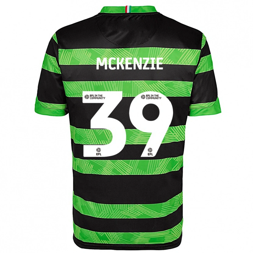 Danxen Heren Kai Mckenzie #39 Zwart Groen Uitshirt Uittenue 2025/26 T-Shirt