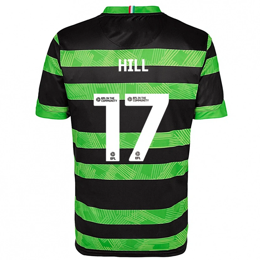 Danxen Heren Anisha Hill #17 Zwart Groen Uitshirt Uittenue 2025/26 T-Shirt