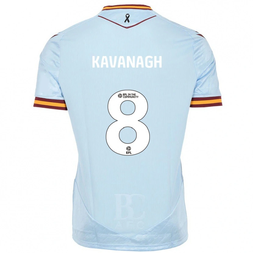 Danxen Heren Calum Kavanagh #8 Hemelsblauw Uitshirt Uittenue 2025/26 T-Shirt