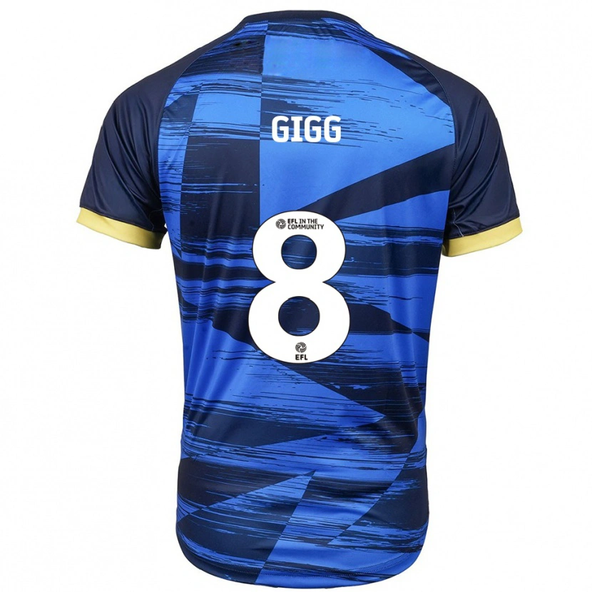 Danxen Heren Izzy Gigg #8 Blauw Marine Uitshirt Uittenue 2025/26 T-Shirt