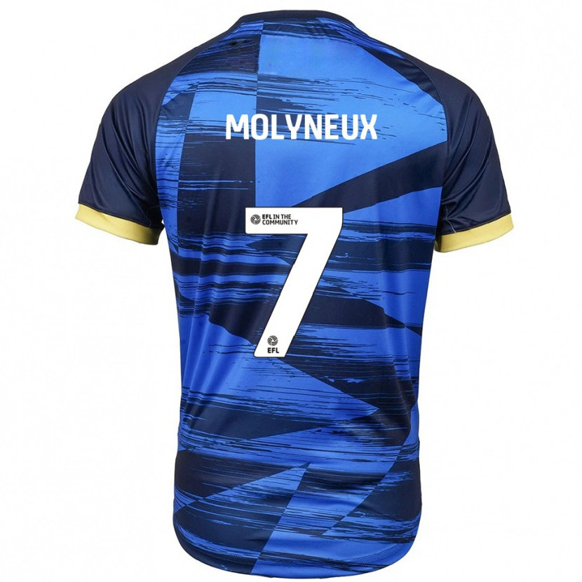 Danxen Heren Luke Molyneux #7 Blauw Marine Uitshirt Uittenue 2025/26 T-Shirt