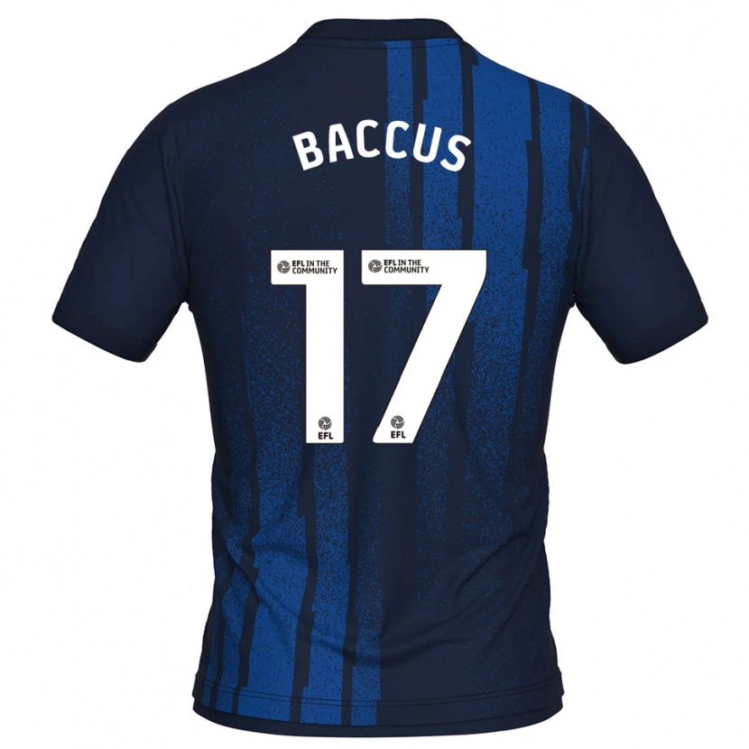 Danxen Heren Keanu Baccus #17 Marine Wit Uitshirt Uittenue 2025/26 T-Shirt
